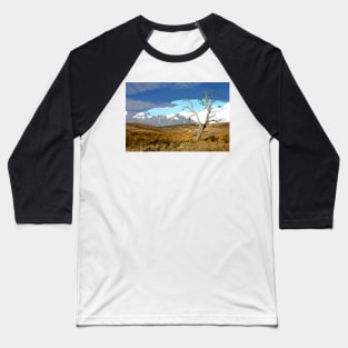 Distorted Reality Landscape Baseball T-Shirt